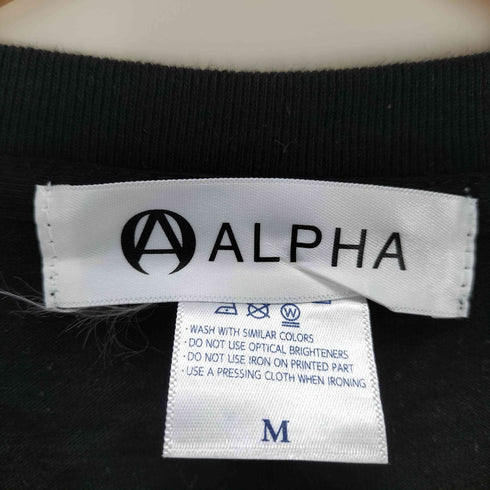 アルファ ALPHA プリントTシャツ メンズ JPN:M