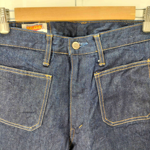 ビッグジョン BIG JOHN ジップアップ ベルボトム フレア デニムパンツ ブッシュ メンズ 33