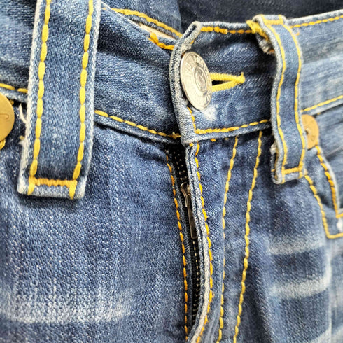 トゥルーレリジョン TRUE RELIGION USA製 BILLY BIG T デニムパンツ メンズ US:34-35