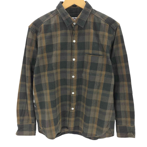 クオドロ quadro チェック柄 レギュラーカラーシャツ メンズ 2