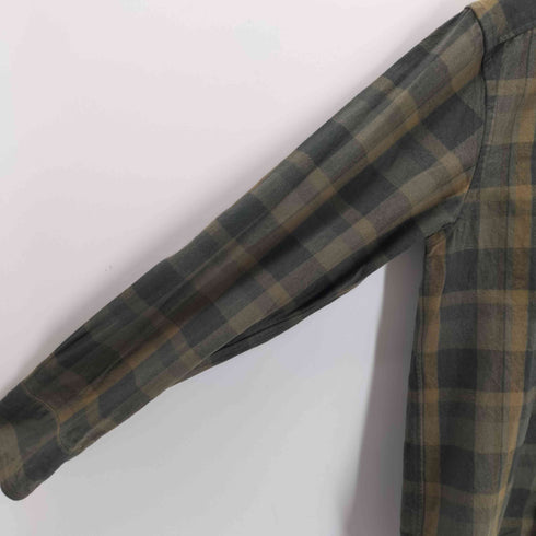 クオドロ quadro チェック柄 レギュラーカラーシャツ メンズ 2