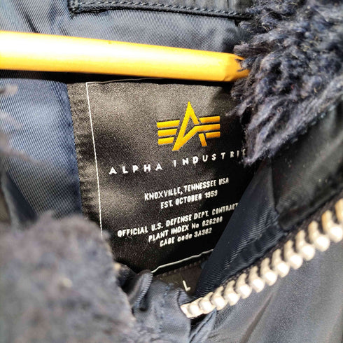 アルファインダストリーズ ALPHA INDUSTRIES N-3B フライトジャケット メンズ L