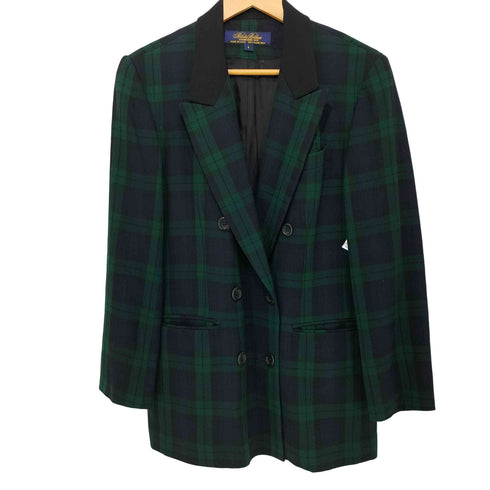 ブルックスブラザーズ BROOKS BROTHERS USA製 襟切替ダブルテーラードジャケット レディース 6