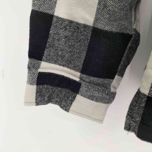 ルーカ RVCA バックプリント ブロックチェックネルシャツ メンズ M