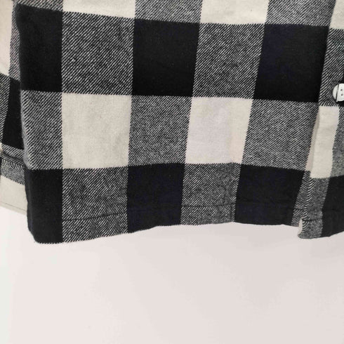 ルーカ RVCA バックプリント ブロックチェックネルシャツ メンズ M