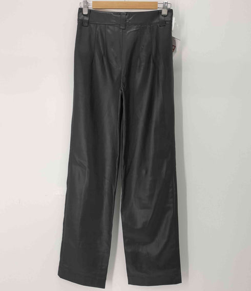 ザラ ZARA フェイクレザートラウザー レディース JPN:S