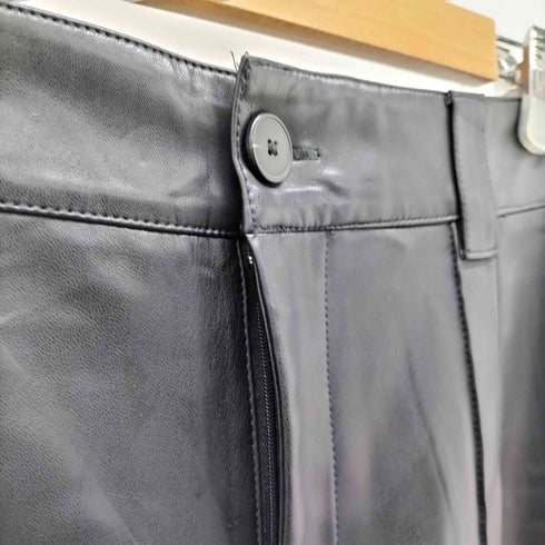 ザラ ZARA フェイクレザートラウザー レディース JPN:S
