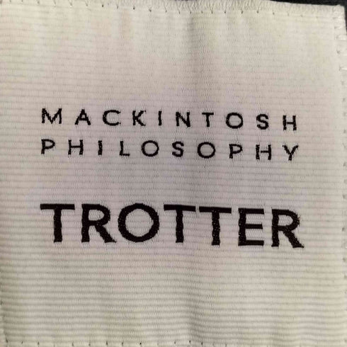 トロッターマッキントッシュフィロソフィー TROTTER MACKINTOSH PHILOSOPHY ナイロンポリ 2B テーラードジャケット メンズ 36R