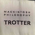 トロッターマッキントッシュフィロソフィー TROTTER MACKINTOSH PHILOSOPHY ナイロンポリ 2B テーラードジャケット メンズ 36R