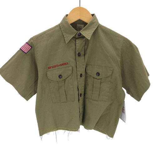 ボーイスカウトオブアメリカ BOY SCOUTS OF AMERICA 切りっぱなし 両フラップシャツ メンズ