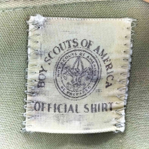 ボーイスカウトオブアメリカ BOY SCOUTS OF AMERICA 切りっぱなし 両フラップシャツ メンズ