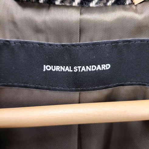 ジャーナルスタンダード JOURNAL STANDARD 17SS 千鳥格子 ウール ステンカラー コート メンズ