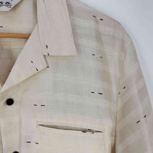 サンシー SUNSEA ARROW SILK SHIRT アロー シルクシャツ メンズ JPN:2