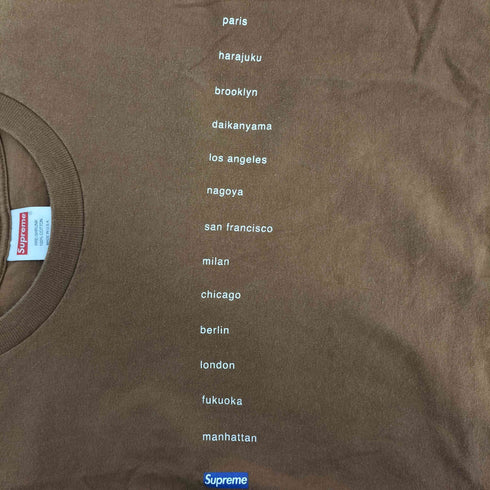シュプリーム Supreme 23SS Location Tee ロケーション Tシャツ メンズ import:M