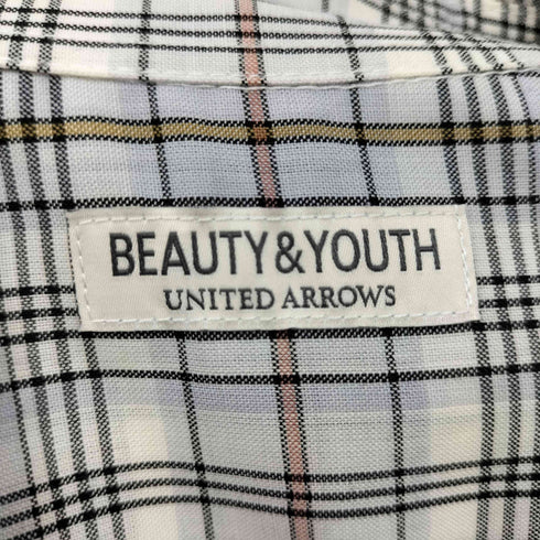 ビューティーアンドユースユナイテッドアローズ BEAUTY & YOUTH UNITED ARROWS T/W チェック テーパード シャツ メンズ JPN:XL