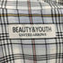 ビューティーアンドユースユナイテッドアローズ BEAUTY & YOUTH UNITED ARROWS T/W チェック テーパード シャツ メンズ JPN:XL