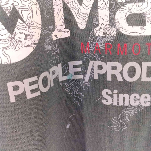 マーモット MARMOT ロゴプリント L/S クルーネックTシャツ メンズ 48