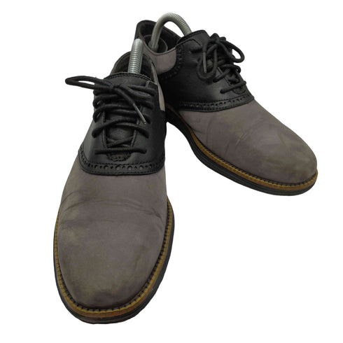 コールハーン COLE HAAN Grand Saddle Oxford レザー 切替 スウェード ドレス シューズ メンズ US:7.5