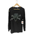 USUALIS ラインストーン クルーネックTシャツ メンズ