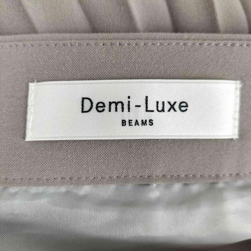 デミルクスビームス Demi-Luxe BEAMS コンビプリーツ スカート レディース 36