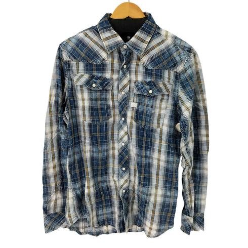 ジースターロー G-STAR RAW 3301 長袖チェックシャツ メンズ M
