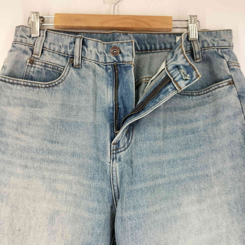 NOFAITH ダメージ加工ワイドデニムパンツ メンズ