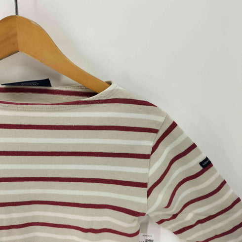 セントジェームス SAINT JAMES フランス製 ボーダー ボートネック カットソー バスクシャツ レディース XXS
