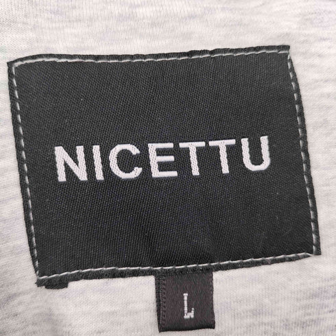 NICETTU 霜降りポロシャツ メンズ L