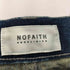 NOFAITH ヒゲ加工ワイドデニムパンツ メンズ 34
