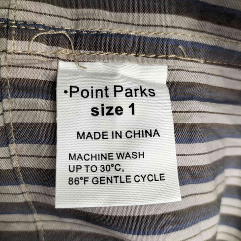 POINT PARKS レイヤードドッキングシャツ メンズ 1