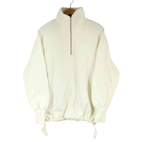 ビューティーアンドユースユナイテッドアローズ BEAUTY & YOUTH UNITED ARROWS コットン ハーフジップ スウェット プルオーバー レディース FREE