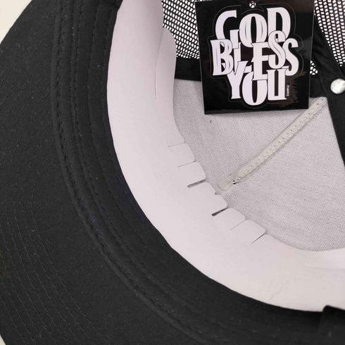 GOD BLESS YOU SNAPBACK MESH CAP メンズ