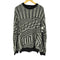 トップマン TOPMAN UK製 ジオメトリック アクリルニット セーター メンズ JPN:L
