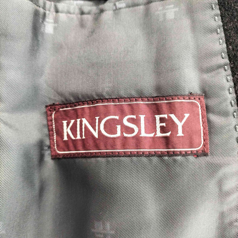 KINGSLEY カシミヤ混 2B テーラードジャケット メンズ B-W-L