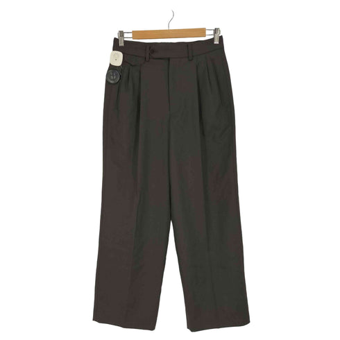 リドム LIDnM DYED MOKU WOOL TROUSERS ダイド モク ウール トラウザーズ スラックス メンズ JPN:S