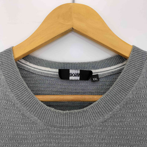 ヒューゴボス HUGO BOSS コットンシルク L/Sニット 長袖 メンズ import:XXL