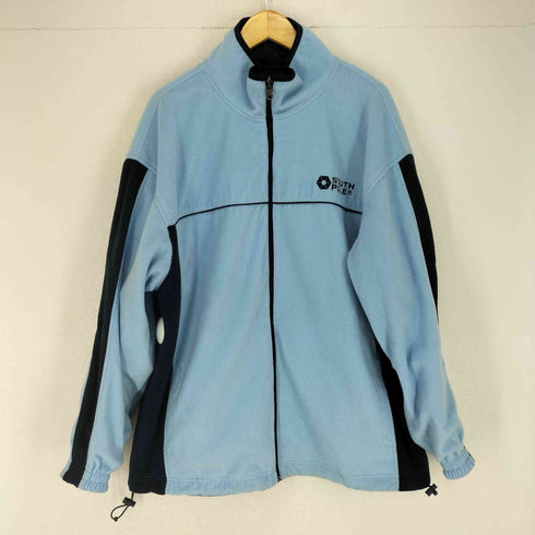 サウスポール SOUTHPOLE 90s ラバーロゴ リバーシブル ナイロンフリースジャケット メンズ JPN:XL