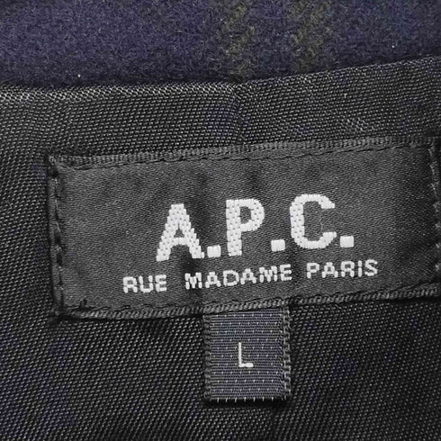 アーペーセー A.P.C. エポレット付ウールシャツジャケット メンズ JPN:L