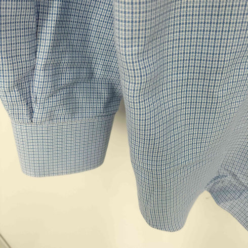 エルメネジルドゼニア Ermenegildo Zegna コットン レギュラーカラーチェック シャツ メンズ 44