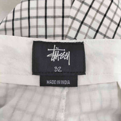 ステューシー Stussy チェック柄ハーフパンツ メンズ US:32-33