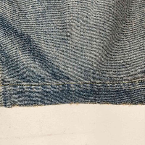 マイビューティフルランドレット my beautiful landlet 24SS 12oz DENIM TUCK WIDE PANTS(USED WASH) メンズ JPN:0