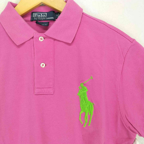 ポロバイラルフローレン Polo by RALPH LAUREN CUSTOM FIT ビッグポニー刺繍ポロシャツ メンズ JPN:M