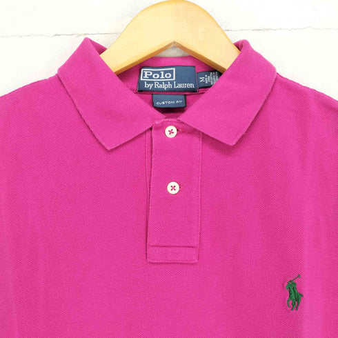 ポロバイラルフローレン Polo by RALPH LAUREN CUSTOM FIT ポニー刺繍ポロシャツ メンズ JPN:M