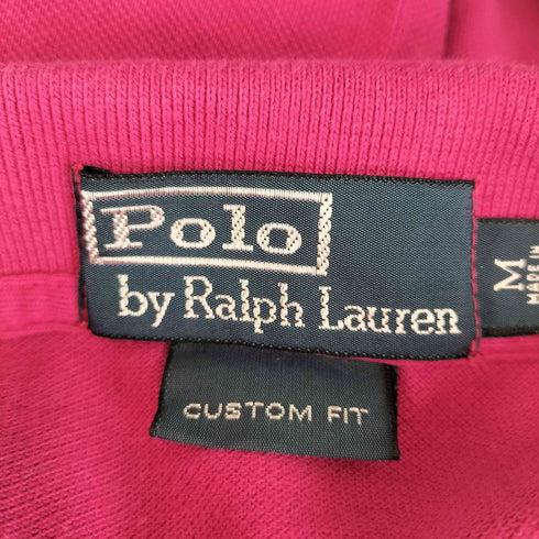 ポロバイラルフローレン Polo by RALPH LAUREN CUSTOM FIT ポニー刺繍ポロシャツ メンズ JPN:M