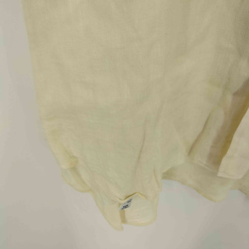 ロロピアーナ Loro Piana イタリア製 リネン100 半袖シャツ メンズ import:XXL