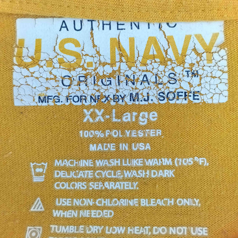 ユーエスネイビー U.S.NAVY ソフィー USA製 トレーニングTシャツ メンズ import:XXL