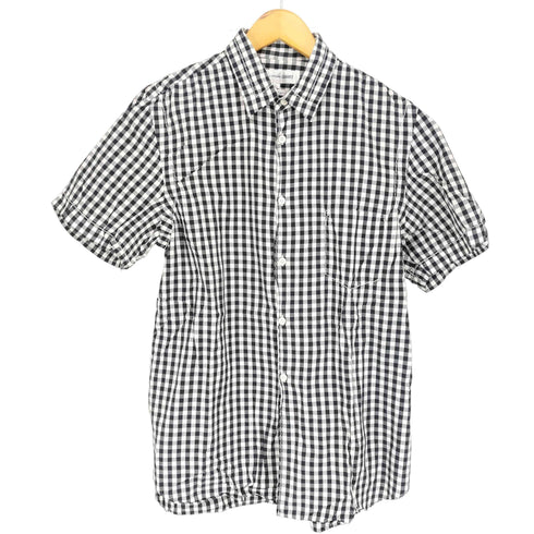 コムデギャルソンシャツ COMME des GARCONS SHIRT ステッチデザインチェックシャツ メンズ JPN:L