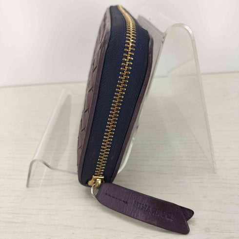 ニナリッチ NINA RICCI レザーメッシュ長財布 レディース