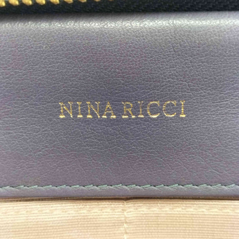 ニナリッチ NINA RICCI レザーメッシュ長財布 レディース