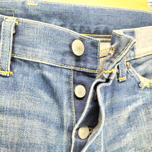 リーバイス Levis 00s 66501 復刻 501 ボタンフライデニムパンツ メンズ W34L36